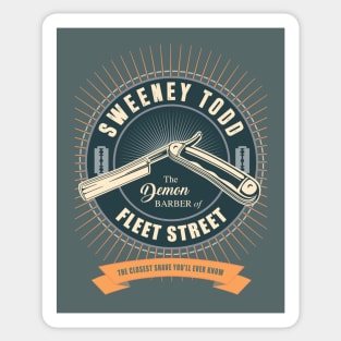 Sweeney Todd - The Demon Barber of Fleet Street - Alternative Movie Poster Sticker